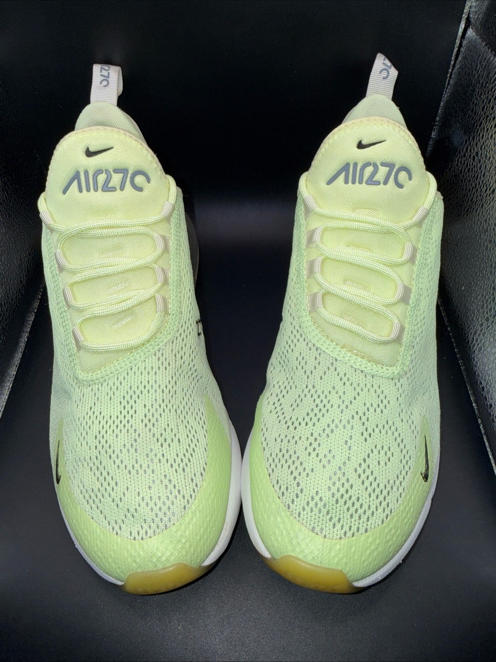 Size 10 - Nike Air Max 270 Barely Volt Wmns, CI9909-700, Clean, No Box, Good